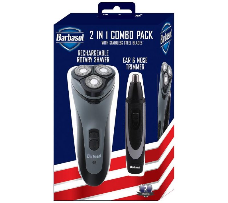 Bath & Body |  2-In-1 Rotary Shaver And Nose Trimmerkit Bath & Body Bath & Body