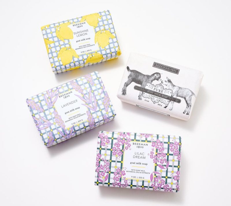 Bath & Body |  Assorted 9-Oz Goat Milk Bar Soap 4-Pc Collection Bath & Body Bath & Body