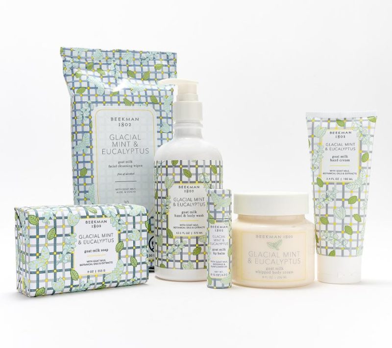 Bath & Body |  Glacial Mint Eucalyptus 6Pc Goat Milk Collection Bath & Body Bath & Body