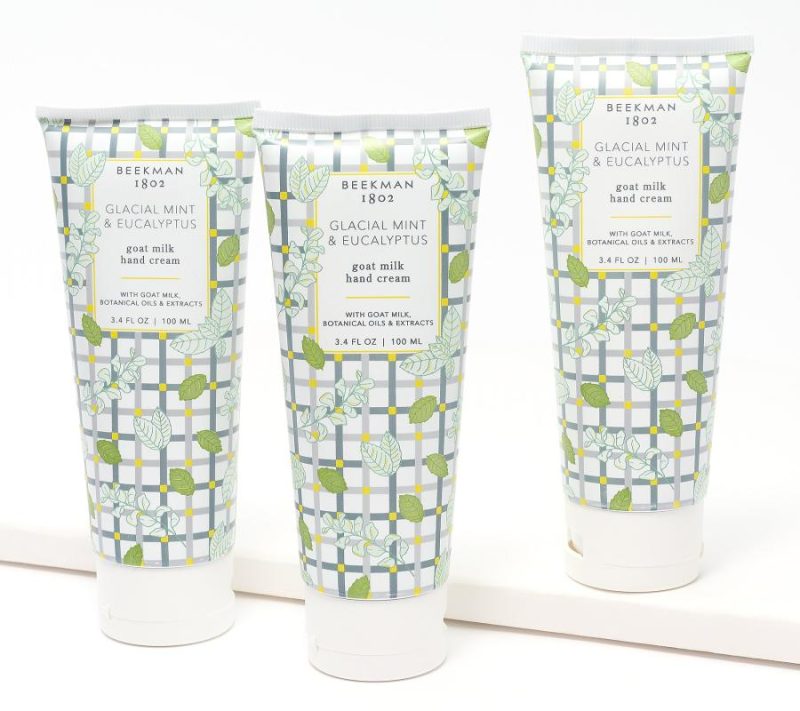 Bath & Body |  Goat Milk Hand Cream Trio Bath & Body ApricotHoneyTea