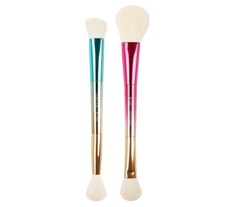 Beauty Tools |  Party Of Two Dual Ended Face Brush Set Beauty Tools Beauty Tools