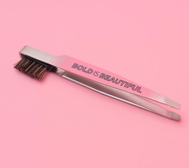 Beauty Tools |  Slant Tweezer & Brow Brush Bath & Body Bath & Body