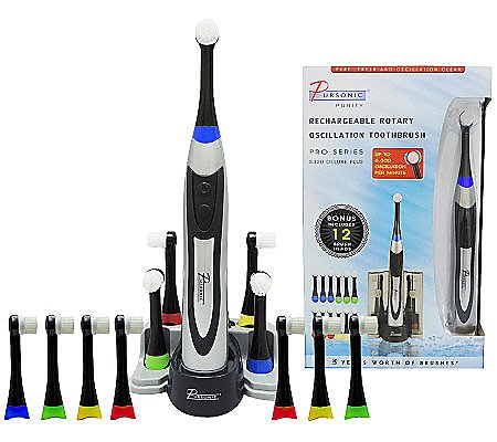 Dental Care |  Deluxe Plus Rechargeable Toothbrush W/12 Brush Heads Dental Care Dental Care