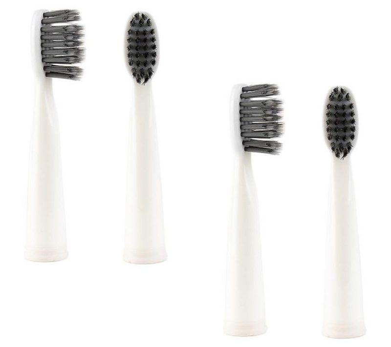 Dental Care |  Set Of 4 Charcoal-Infused Brush Heads Dental Care Charcoal