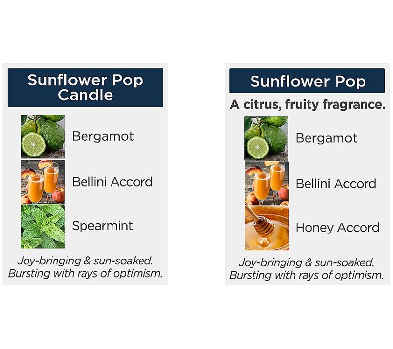 Fragrance |  Sunflower Pop 1.7-Oz Eau De Parfum & Candle Set Fragrance Fragrance