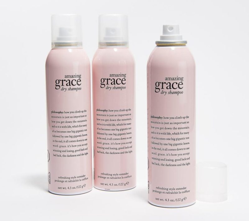 Hair Care |  Dry Shampoo Hair Refresher Style Extender Must Have Trio Hair Care amazing grace