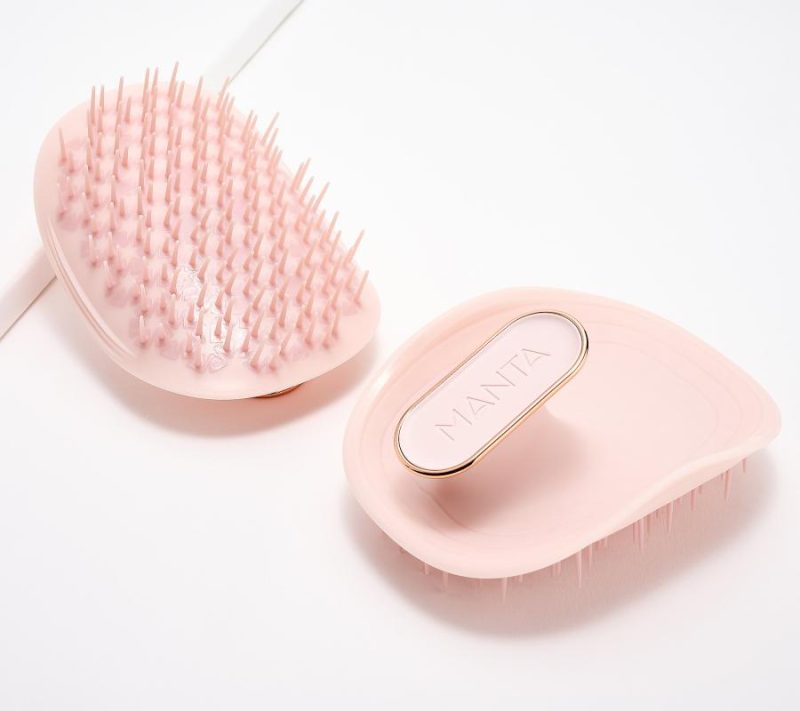 Hair Care |  Flexible Soft Touch Hairbrush W/ Shower Holder Beauty Tools Beauty Tools