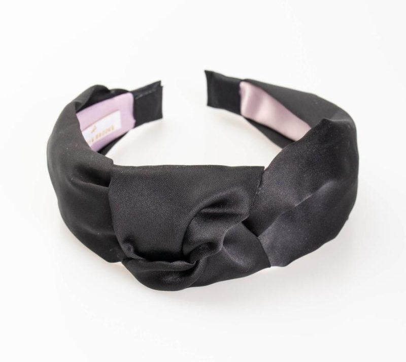 Hair Care |  Satin Knot Headband Hair Care Black