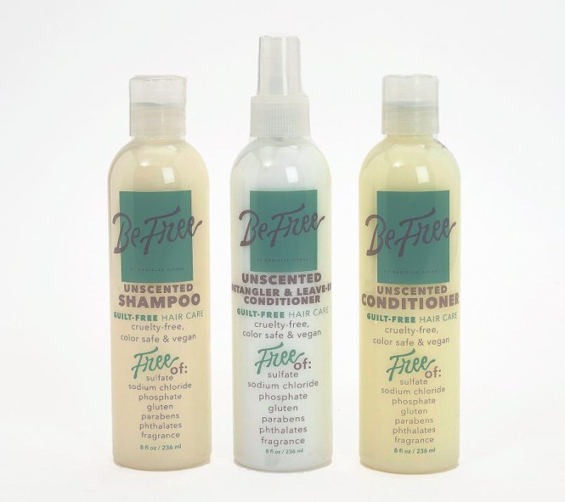 Hair Care |  Shampoo, Conditioner & Detangler Set Hair Care Fragrance Free