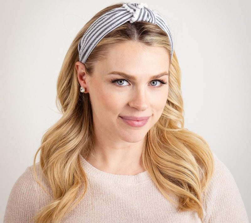 Hair Care |  Skylar Pom Pom Headband Hair Care Blue