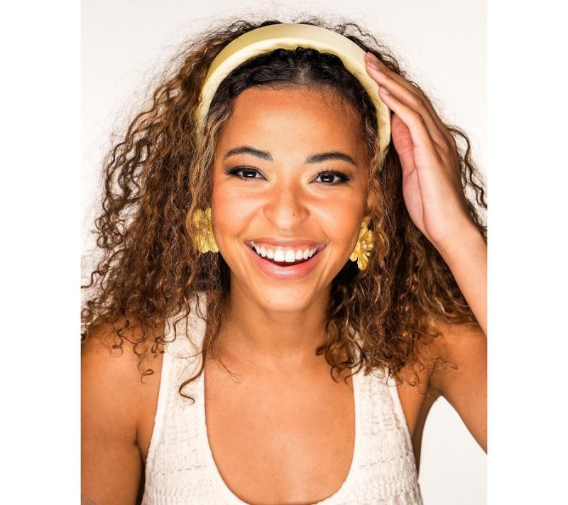 Hair Care |  Sloane Satin Puff Everyday Headband Hair Care Black