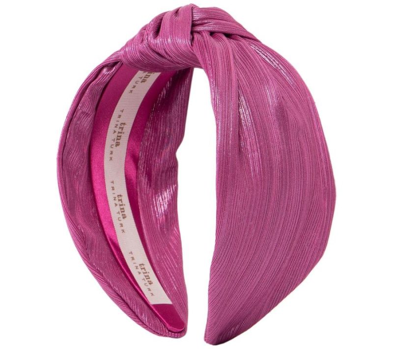 Hair Care |  Trina By  Satin Turban Headband Hair Care Black