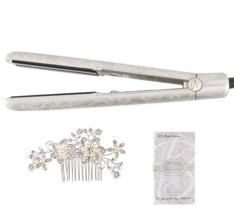 Hair-Styling Tools |  Aria "I Do" Luxury Infrared Hair Straightener Set Beauty Tools Beauty Tools