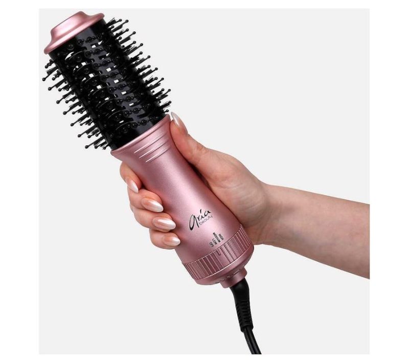 Hair-Styling Tools |  Aria Mini Blowdry Brush – Rose Gold Collection Beauty Tools Beauty Tools