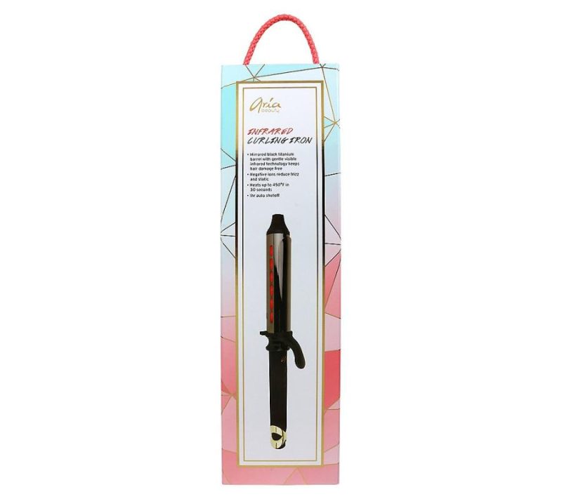 Hair-Styling Tools |  Pastel Geometric Collection 1.25" Crling Iron Beauty Tools Beauty Tools