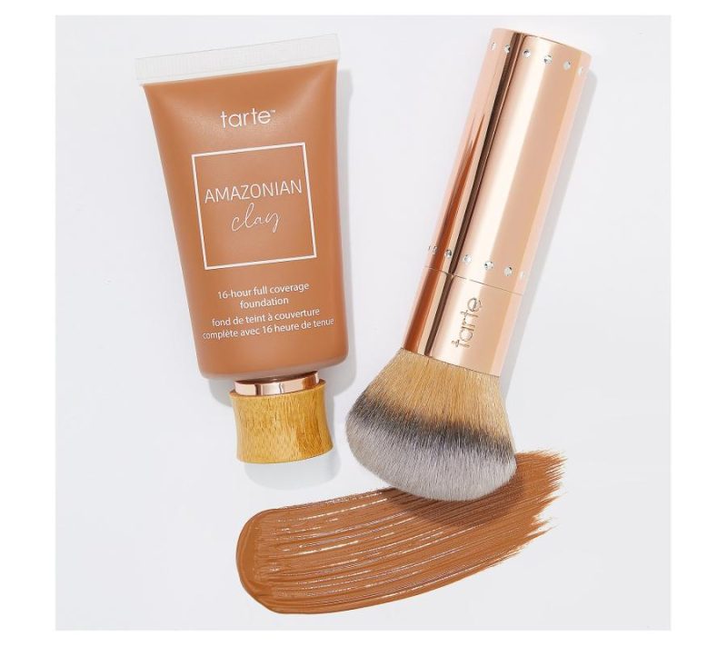 Makeup |  Amazonian Clay 16Hr Foundation With Special Edition Brush Makeup Deep