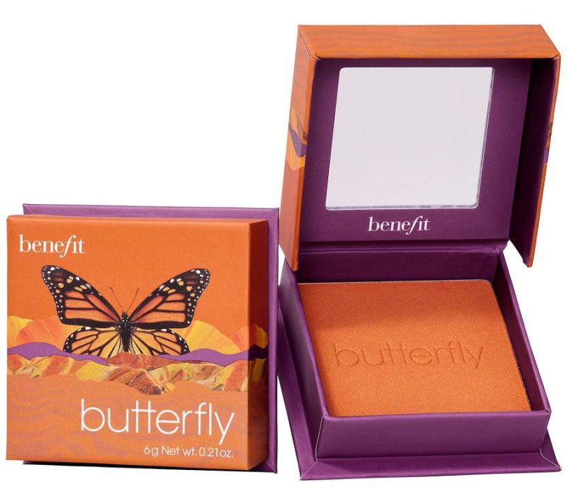 Makeup |  Butterfly Golden Orange Blush Makeup Golden Orange