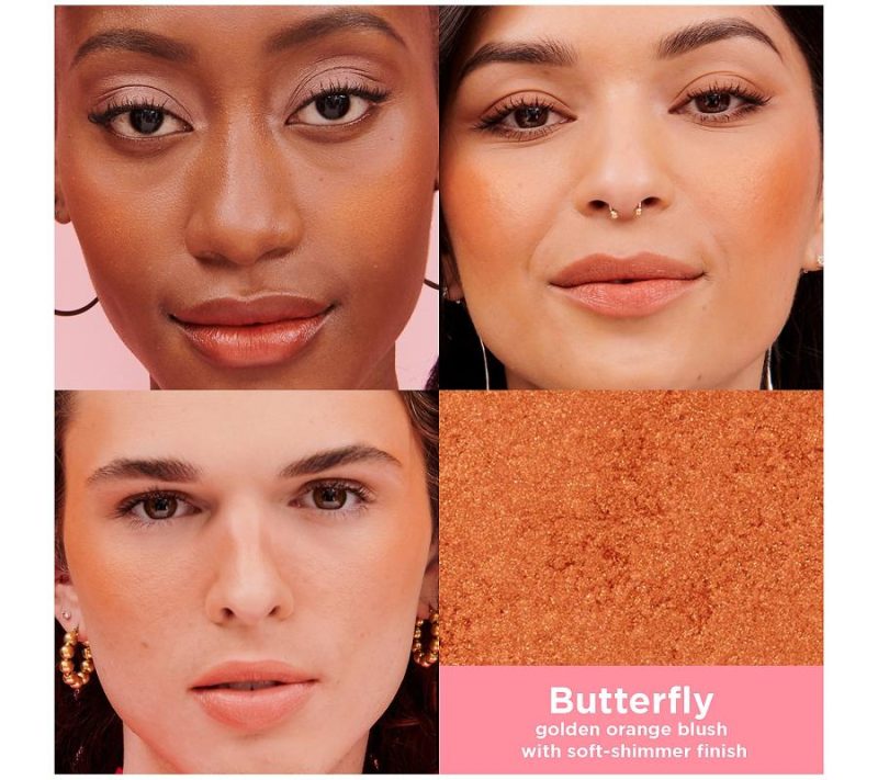 Makeup |  Butterfly Golden Orange Blush Makeup Golden Orange