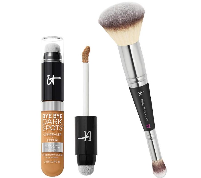 Makeup |  Bye Bye Dark Spots Concealer W/ Luxe Brush Makeup Deep Neutral 58