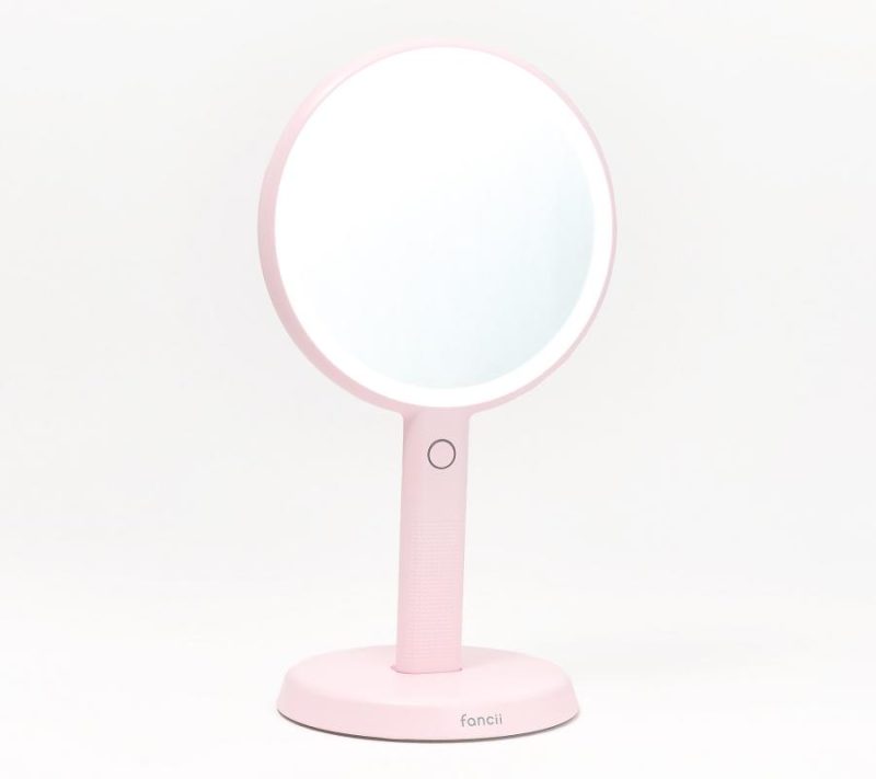 Makeup |  Cami Led Handheld Rechargeable Vanity Mirror With 1X/5X Mag Makeup Blue Fluff