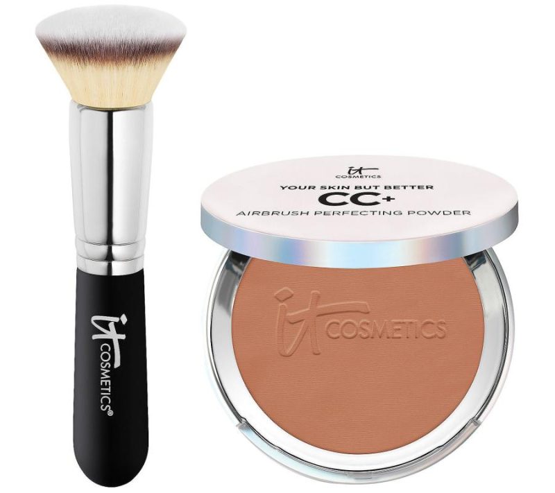 Makeup |  Cc+ Powder Foundation With Brush Auto-Delivery Makeup Deep