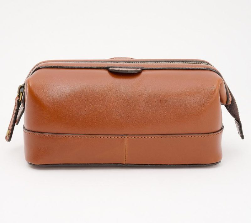 Makeup |  Leather Men’S Heritage Travel Case Makeup Black