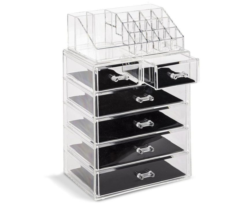 Makeup |  Makeup And Jewelry Storage Case Makeup Black