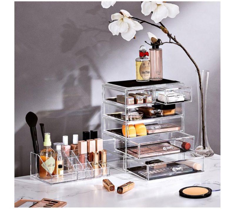 Makeup |  Makeup And Jewelry Storage Case Makeup Black