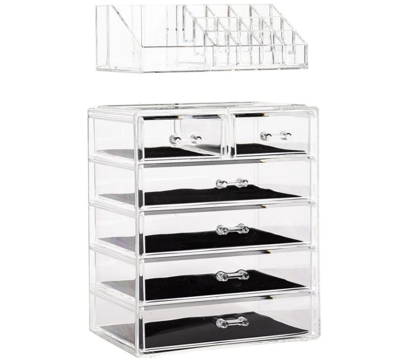 Makeup |  Makeup And Jewelry Storage Case Makeup Black