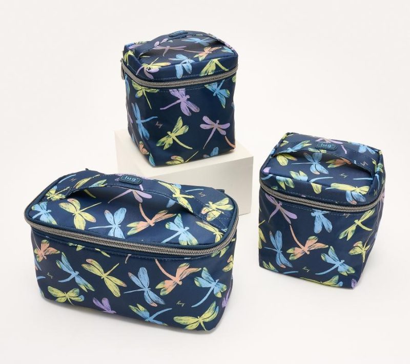 Makeup |  Set Of 3 Cosmetic Cases – Dolly & S/2 Box Top Makeup DragonflyIcePop