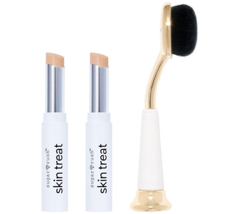 Makeup |  Sugar Rush Skin Treat Concealer Duo W/ Brush Makeup Deep