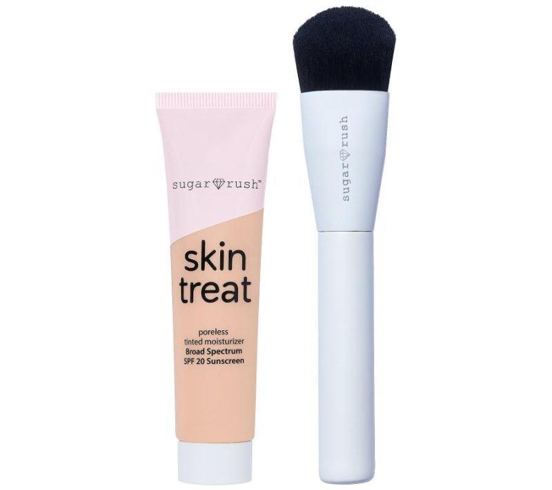 Makeup |  Sugar Rush Skin Treat Poreless Tinted Moisturizer Spf 20 W/ Brush Makeup Deep