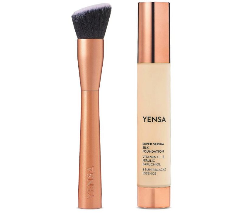 Makeup |  Super Serum Silk Foundation With Brush Makeup Deep 3