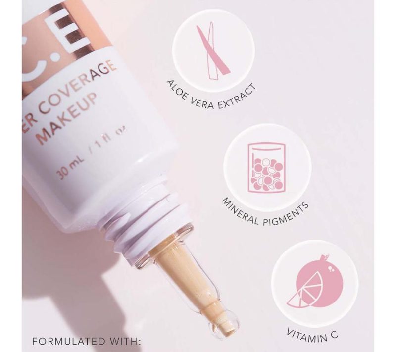 Makeup |  Super-Size Tce Foundation With Brush Makeup Deep