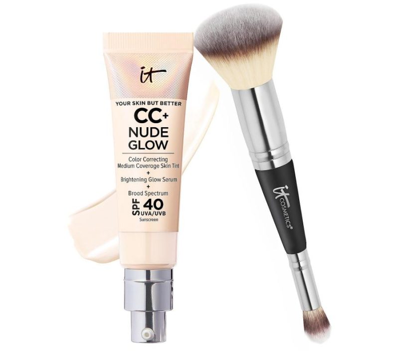 Makeup |  Your Skin But Better Cc+ Nude Glow Spf40 W/ Luxe Brush Makeup Deep