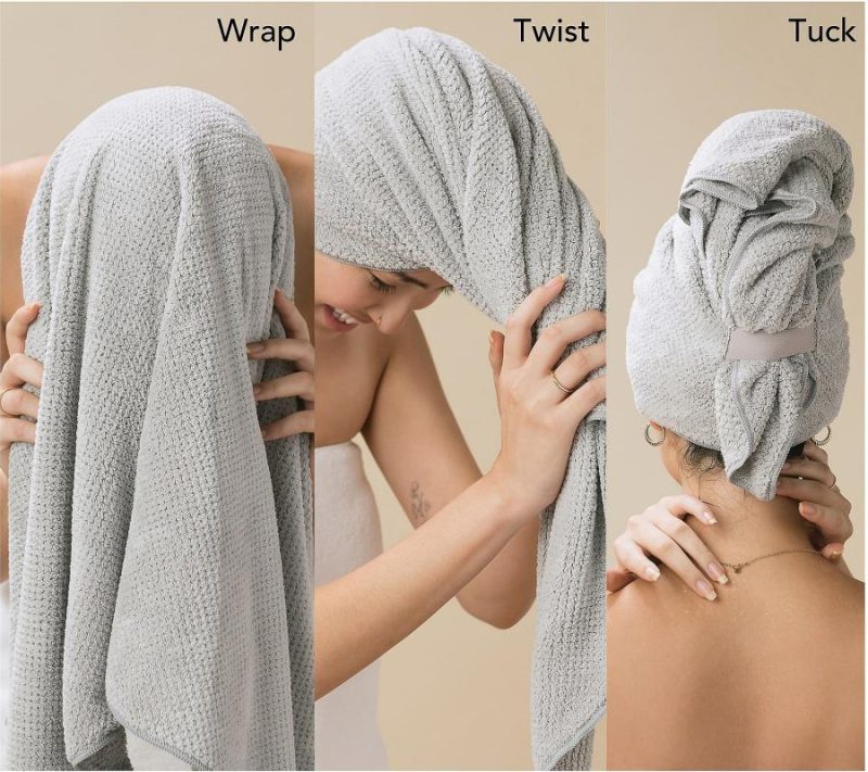 Men’s Grooming |  Volo Nanoweave Hero Hair Towel Single Hair Care Grey