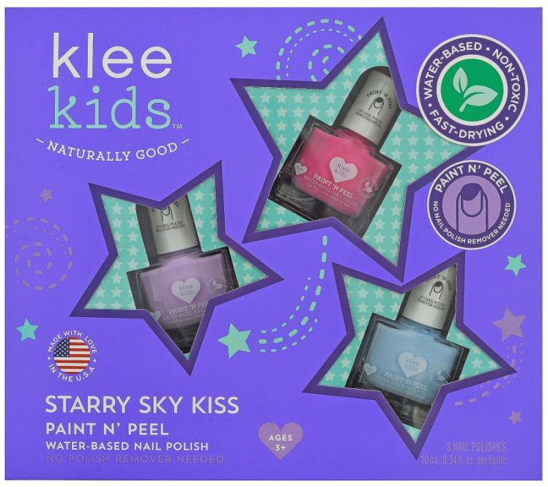 Nail Care |  Kids Starry Sky Kiss 3-Piece Peelable Nailpolish Set Nail Care Nail Care