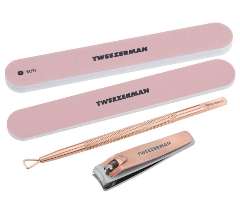 Nail Care |  Rose Goldtone Manicure Kit Beauty Tools Beauty Tools