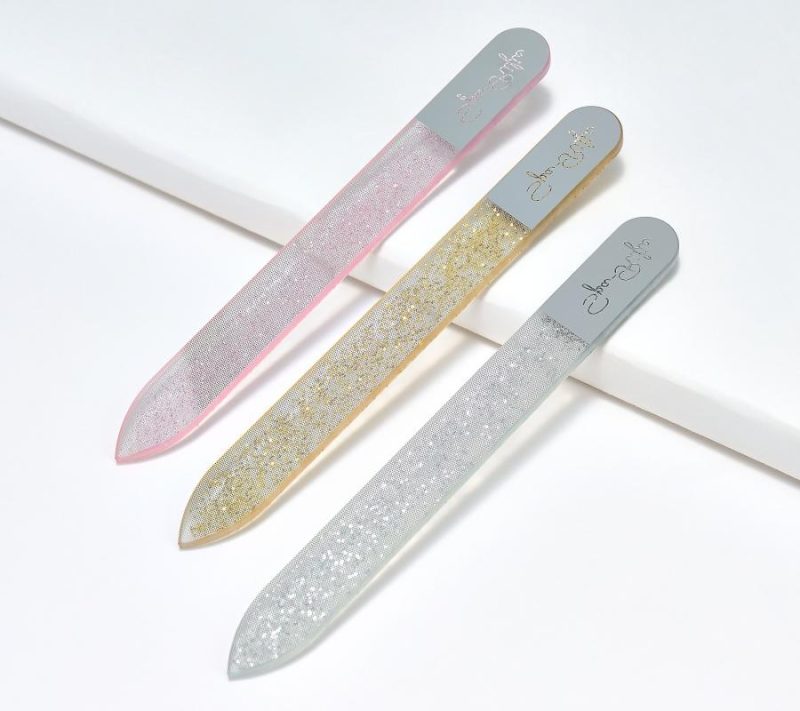 Nail Care |  Spa-Rific Nano Laser Etched Shimmer Manicure File Trio Beauty Tools Beauty Tools